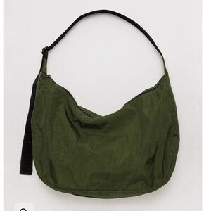 Baggu Large Nylon Crescent Bag, Bay Laurel, NWT
